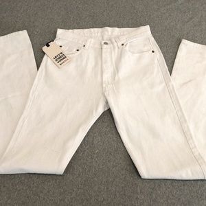 Levis 501 Authorized Vintage White Jeans Made in USA Mens 32 NWT $228